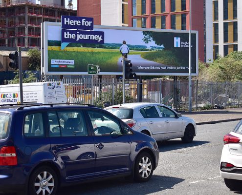 Hughes Insurance 96 Sheet Advertising Billboard
