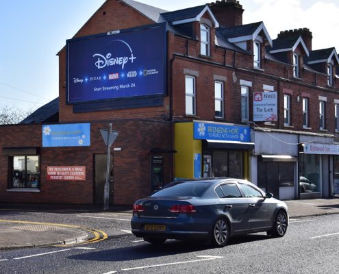 Disney+ launch campaign on Out of Home advertising