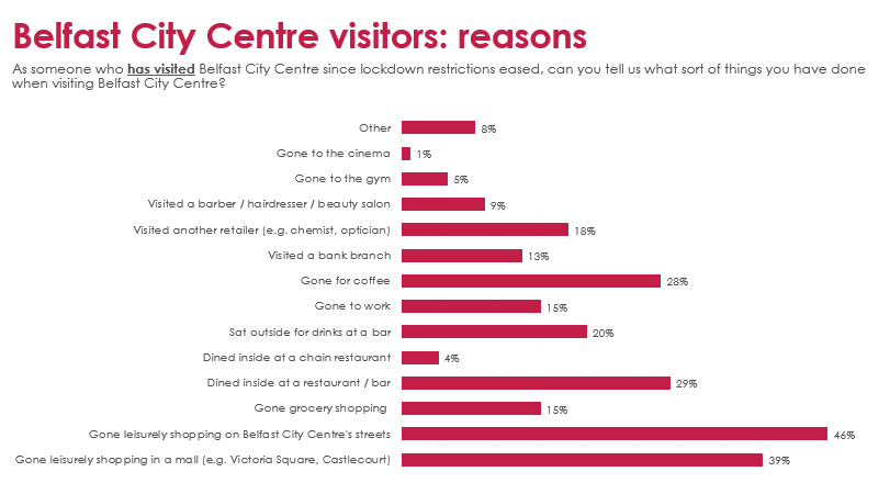 WSP Belfast Visitors Reasons